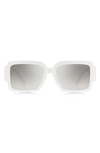 MARC JACOBS 55MM GRADIENT RECTANGULAR SUNGLASSES