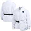 WEAR BY ERIN ANDREWS WEAR BY ERIN ANDREWS  WHITE INDIANAPOLIS COLTS PACKAWAY FULL-ZIP PUFFER JACKET