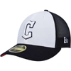 New Era White/navy Cleveland Guardians 2023 On-field Batting Practice Low Profile 59fifty Fitted Hat In White