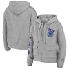 Wear By Erin Andrews Heather Gray Buffalo Bills Full-zip Hoodie In Heather Gray
