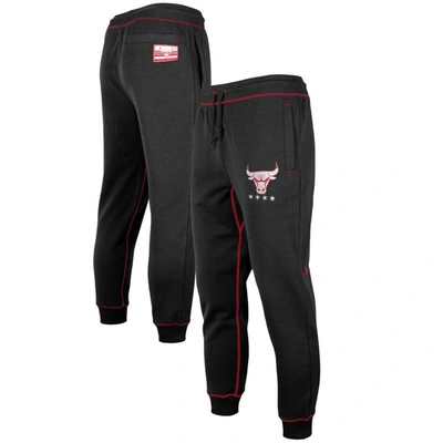 New Era Men's  Black Chicago Bulls 2023/24 City Edition Embroidery Elite Pack Jogger Pants