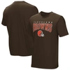 NFL BROWN CLEVELAND BROWNS HOME TEAM ADAPTIVE T-SHIRT