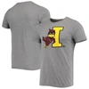 HOMEFIELD HOMEFIELD GRAY IOWA STATE CYCLONES VINTAGE CY THE CARDINAL T-SHIRT