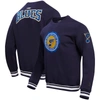 Pro Standard Navy St. Louis Blues Crest Emblem Pullover Sweatshirt In Navy