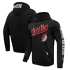 Pro Standard Men's  Black Portland Trail Blazers 2023/24 City Edition Pullover Hoodie In Black