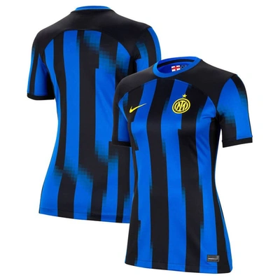 Nike Inter Milan 2023/24 Stadium Home  Women's Dri-fit Soccer Jersey In Blue