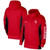 NIKE NIKE RED HOUSTON ROCKETS 2023/24 AUTHENTIC SHOWTIME FULL-ZIP HOODIE