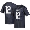 UNDER ARMOUR YOUTH UNDER ARMOUR #12 NAVY NAVY MIDSHIPMEN SILENT SERVICE REPLICA FOOTBALL JERSEY