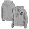 Wear By Erin Andrews Heather Gray New Orleans Saints Full-zip Hoodie In Heather Gray