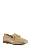 Donald Pliner Bethany Chain Loafer In Pale Gold