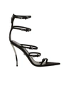 Versace Pin-points Sandals In Black