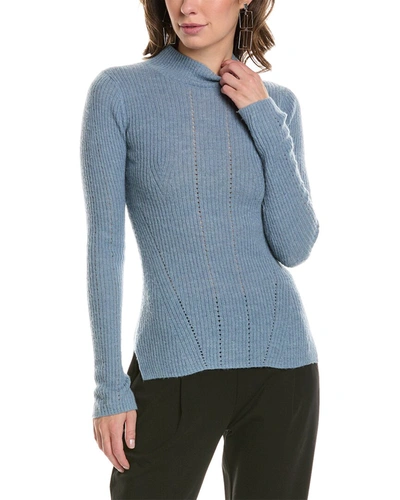 Allsaints Rhoda Wool & Alpaca-blend Sweater In Blue