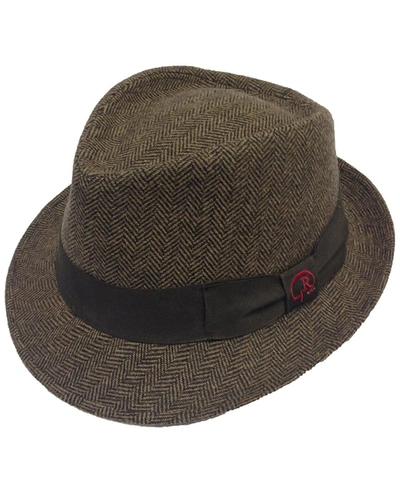 Robert Graham Degraw Wool-blend Hat In Brown