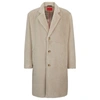 HUGO REGULAR-FIT COAT WITH VINTAGE-STYLE BUTTONS