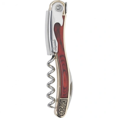 Trudeau Laguiole Red Stablewood Waiter's Corkscrew