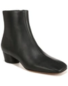 Vince Ravenna Leather Ankle Boots In Black