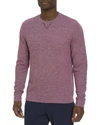 Robert Graham Colbourne Crewneck Performance Knit Pullover In Pink