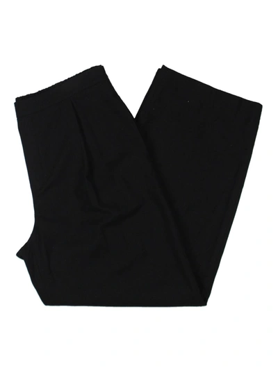 Vince Womens Wool Blend Flannel Dress Pants In Black