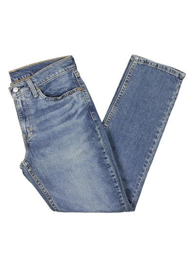 Levi's 511 Mens Stretch Classic Rise Slim Jeans In Blue