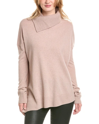 Allsaints Whitby Cashmere & Wool-blend Sweater In Beige