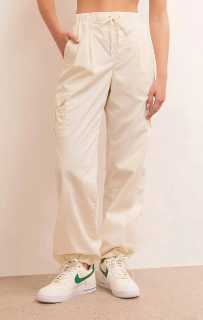 Z Supply Out And About Cargo Trouser In Sandstone In Silver