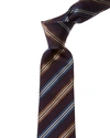 CANALI NAVY STRIPES SILK TIE