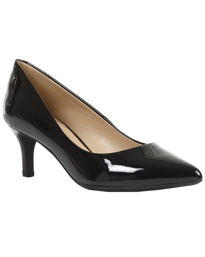 Geox D Elina Leather Pump In Black