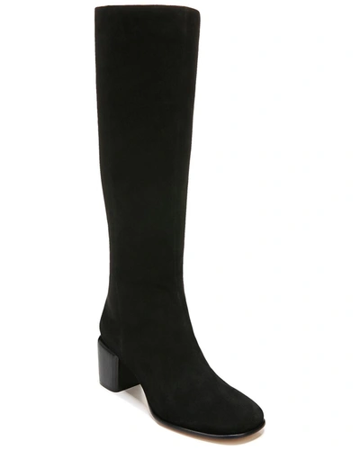 Vince Maggie Tall Leather High-shaft Boot In Black