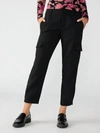 SANCTUARY POLISHED CARGO PANT IN BLACK