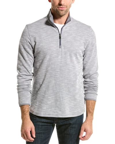 Robert Graham Classic Fit Speilberg 1/4-zip Sweater In Grey
