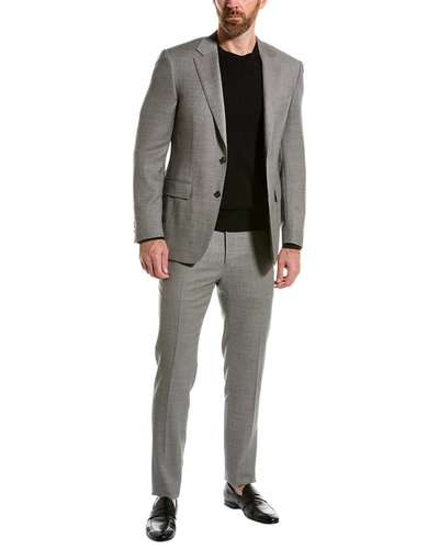 Canali 2pc Wool Suit In Grey
