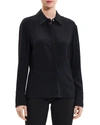 Theory Button Down Shirt In Black