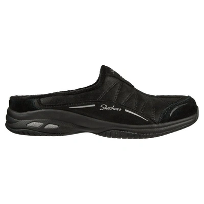 Skechers Arch Fit Commute Womens Quilted Slip On Mules In Black