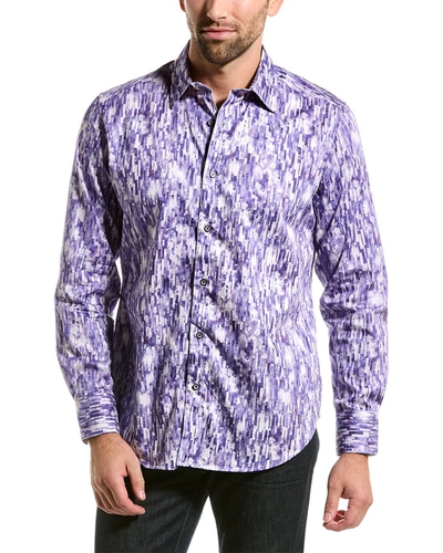Robert Graham Edens Woven Shirt In Purple
