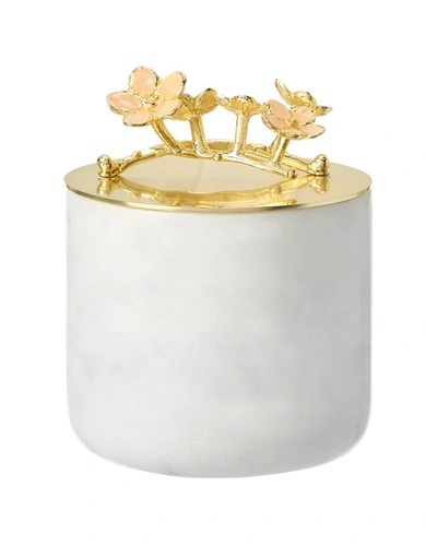 Michael Aram Cherry Blossom Candle In Gold