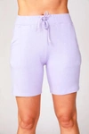 FRENCH KYSS TIE WAIST SHORT IN LILAC