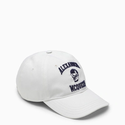 Alexander Mcqueen Baseball Cap With Logo In White