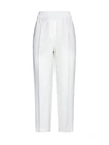 Brunello Cucinelli Beige Regular Fit Pant In Natural