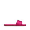 Marc Jacobs Women's The J Marc Slide Sandals In Lipstick Pink