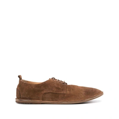 Marsèll Guardella Suede Derby Shoes In Brown