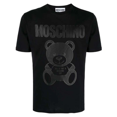 Moschino Logo T-shirt In Black