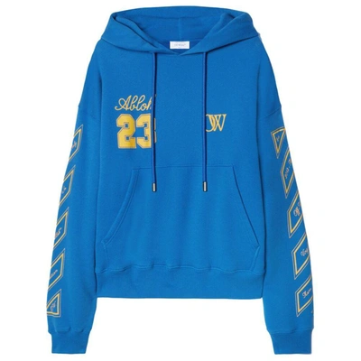 Off-white Sweatshirts In Blue/yellow