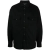 Purple Brand Padded Twill Shirt Jacket In Black