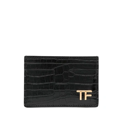 Tom Ford Card Holder In Black