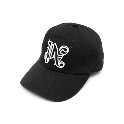 Palm Angels Caps In Black