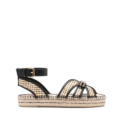 Zimmermann Prisma 30mm Logo-plaque Sandals In Black