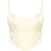 Zimmermann Yellow Scoop Neck Camisole In Yellow