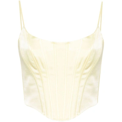 Zimmermann Yellow Scoop Neck Camisole In Lem Lemon