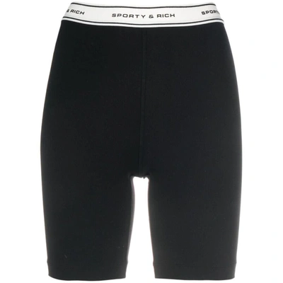 Sporty And Rich Sporty & Rich Shorts In Black