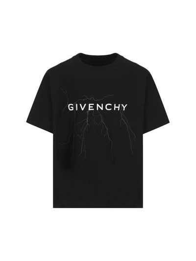 Givenchy T-shirt And Polo Shirt In Black